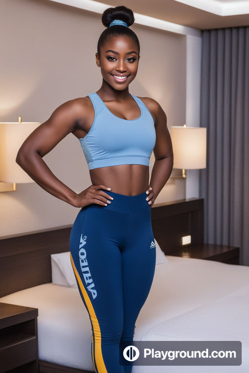 dark-skinned-black-girl-18-years-old-cute-hair-in-a-ponytail-young-round-face-neutral-expressi-397207137